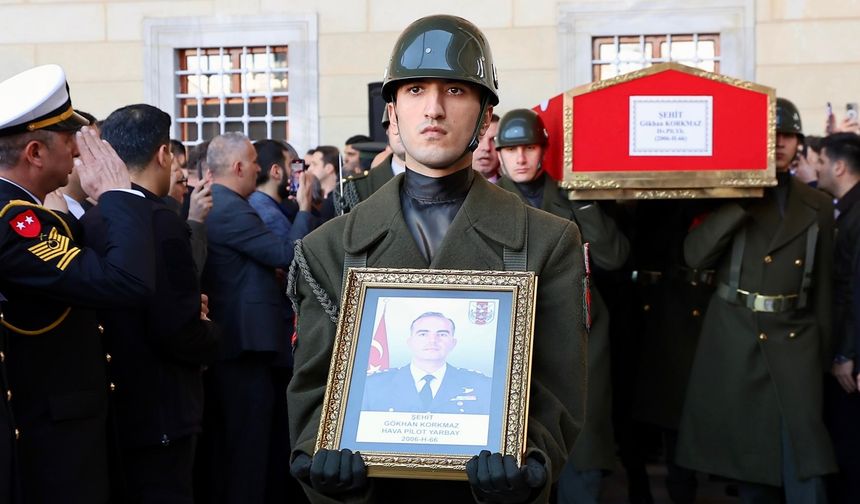 Hava Pilot Yarbay Gökhan Korkmaz Ebediyete uğurlandı