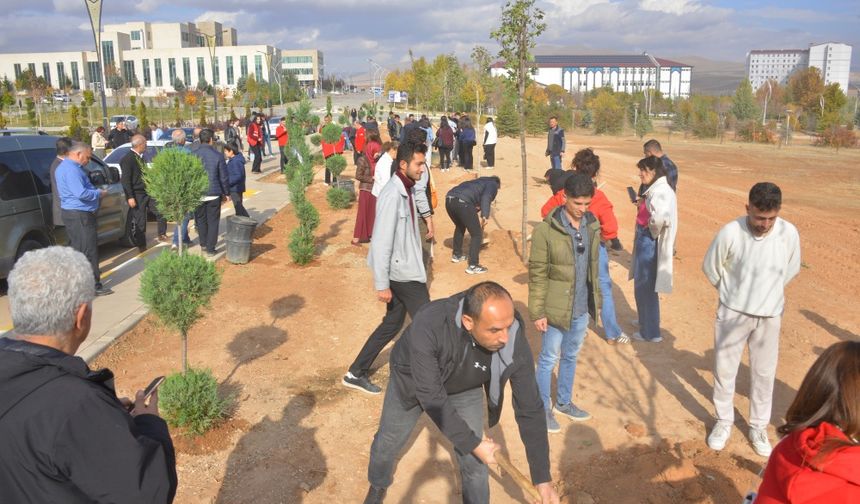 Kırşehir Ahi Evran Üniversitesi’nden 60 bin fidanla ‘Yeşil Kampüs’ hamlesi