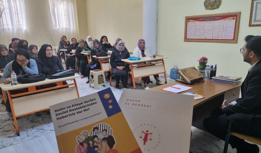 Kırşehir’de kadınlara yasal hak eğitimi