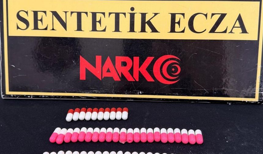 Kırşehir’de 97 sentetik hap ele geçirildi