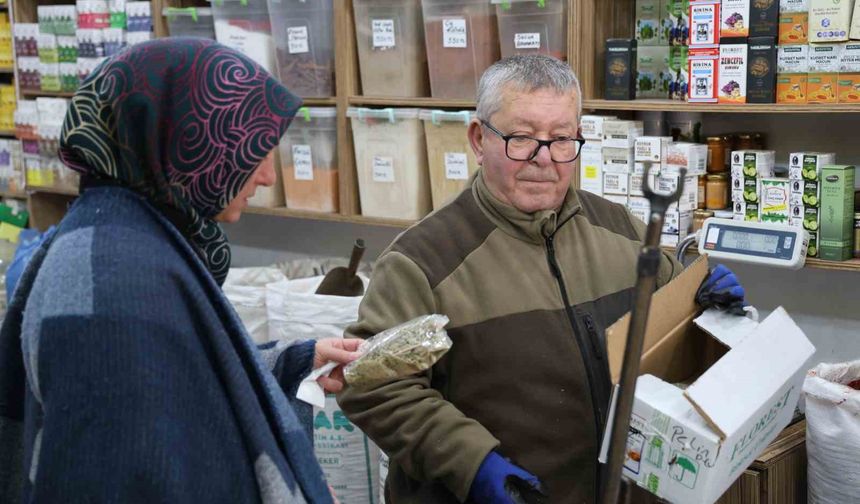 Kırşehir’de Dondurucu Soğuklar Aktarlara Talebi Artırdı