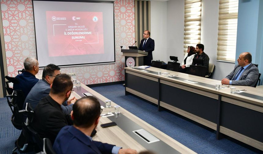2025’te Kırşehir’de yürütülen sağlık çalışmaları değerlendirildi