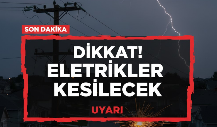 Çok Sayıda Köy ve Mahalle Etkilenecek