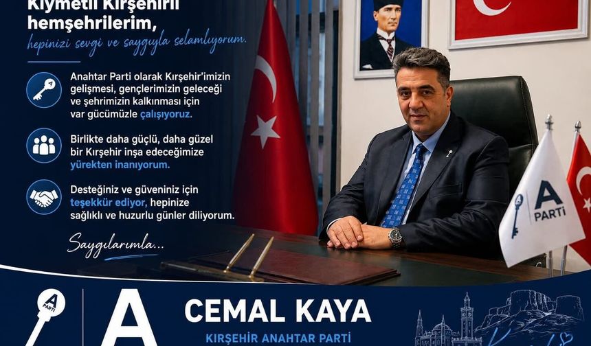 İl Başkanı Cemal Kaya Hedefleri Açıkladı