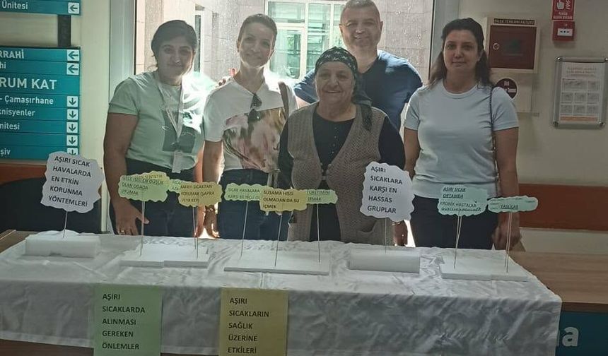 Kırşehir’de Sıcak Hava Tehdidine Karşı Sağlıkçılar Sahada