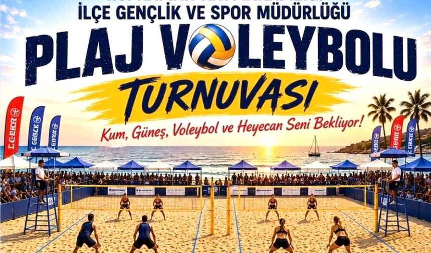 Kaman’da plaj voleybolu heyecanı yaşanacak
