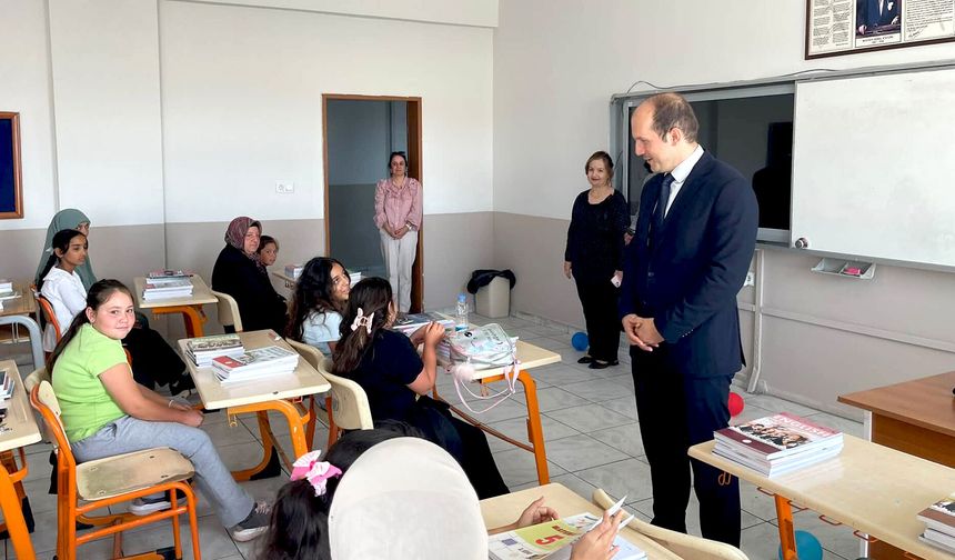 1. ve 5. sınıf öğrencilerine Kaymakam sürprizi