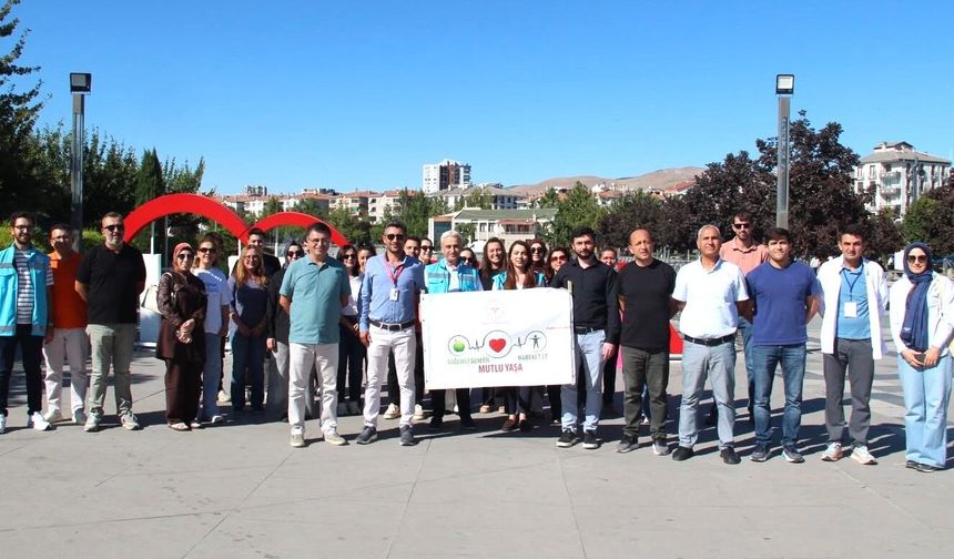 Kırşehir’de sağlık için harekete geçtiler! Kentpark’ta farkındalık oluşturuldu