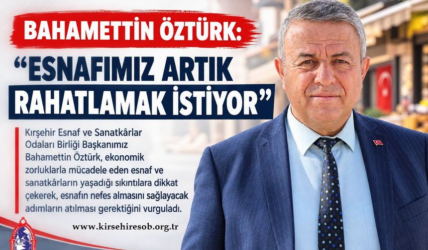 Kırşehir Esnafı Darboğazda!