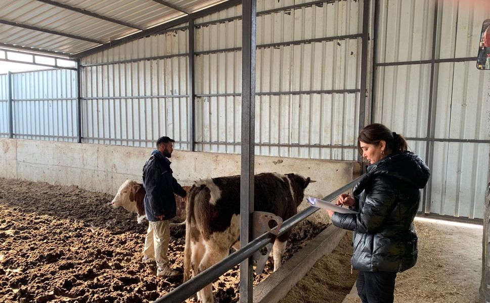 Proje kapsamında üreticilere  büyük destek