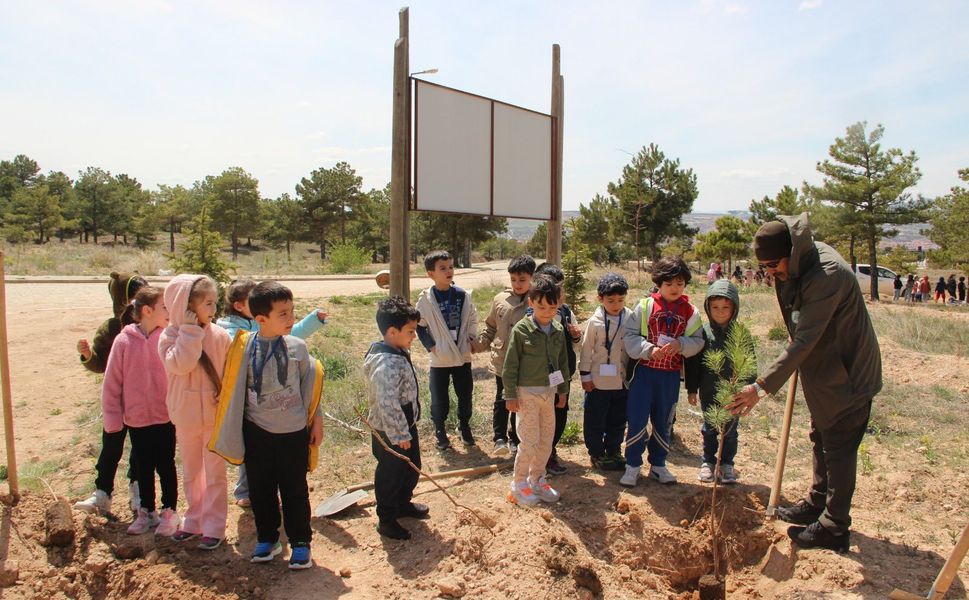 Kırşehir’de doğa, çocukların kalbinde yeşeriyor