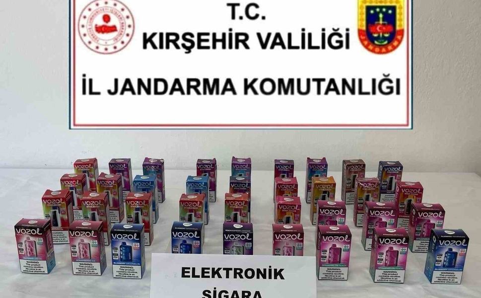 Kırşehir’de kaçak elektronik sigara operasyonu