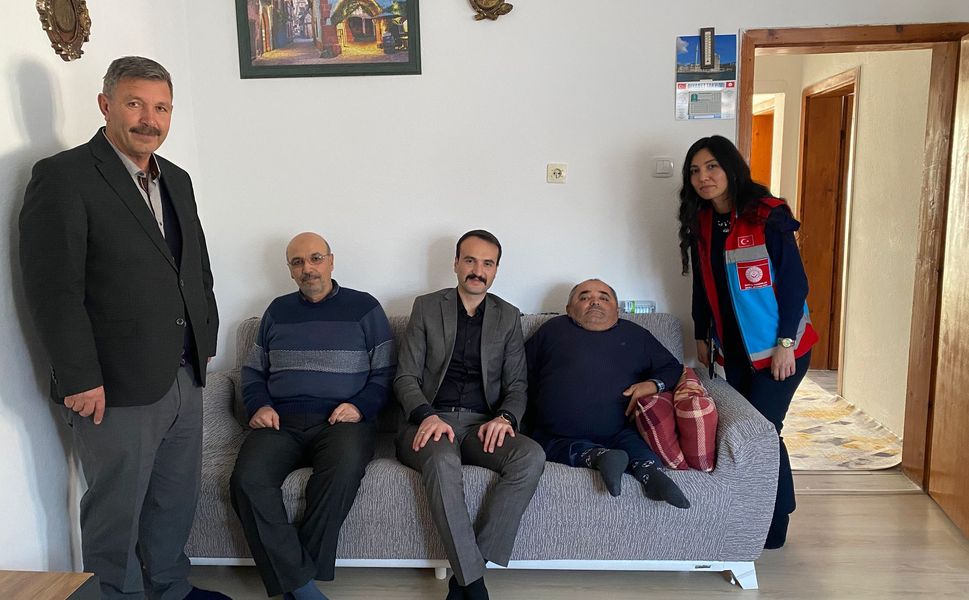 Kaymakam Erdoğan, engelli vatandaşlarla bir araya geldi