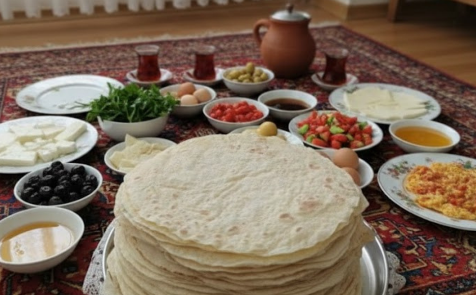 Kırşehir’de Yaz Aylarında Yapılan Yufkalar Şimdi Sofralarda