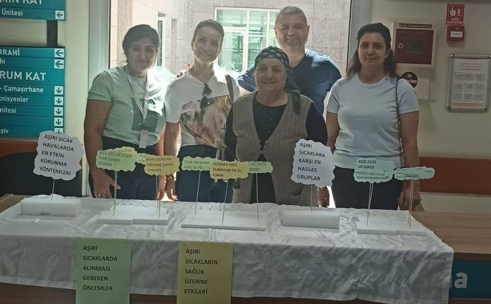 Kırşehir’de Sıcak Hava Tehdidine Karşı Sağlıkçılar Sahada