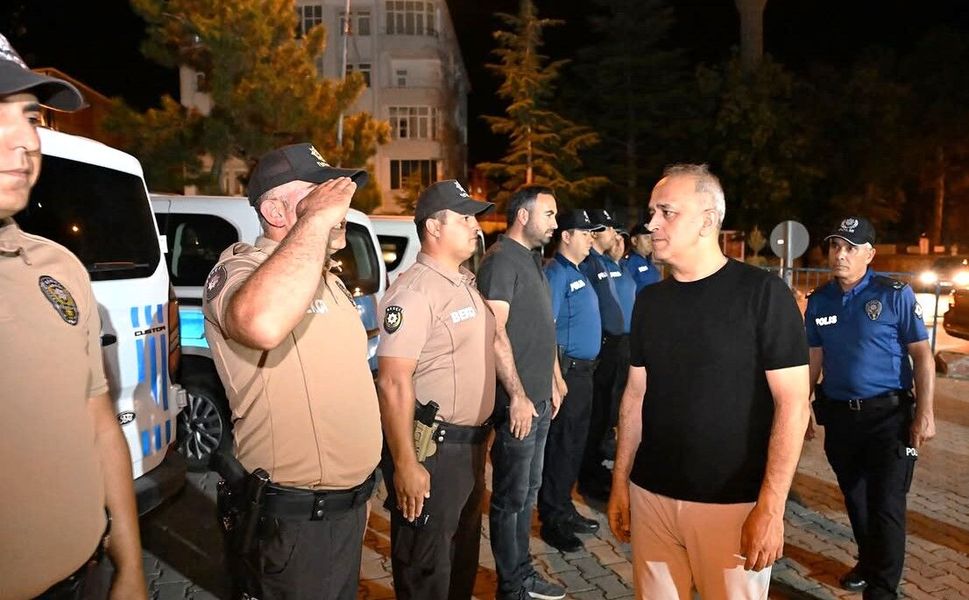 Emniyet Müdürü Görücü, ilçelerdeki çalışmaları yerinde gördü