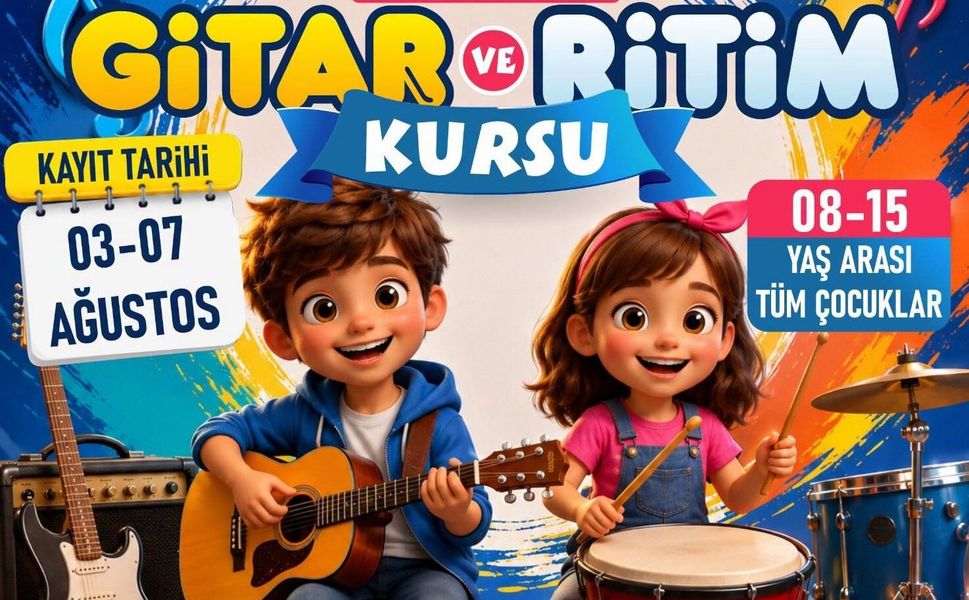 Kırşehir’de çocuklar gitar ve ritim eğitimiyle buluşacak
