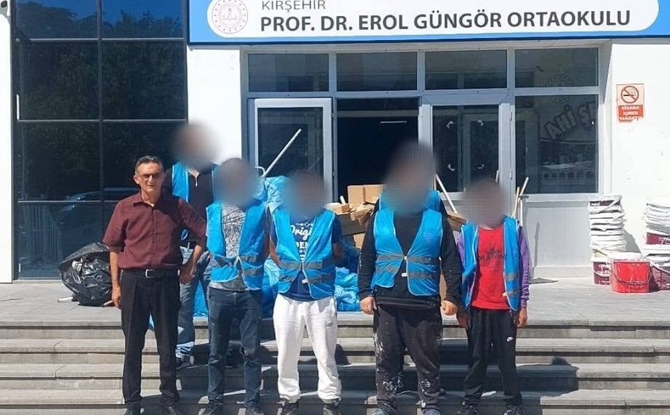Prof. Dr. Erol Güngör Okulu Pırıl Pırıl Oldu