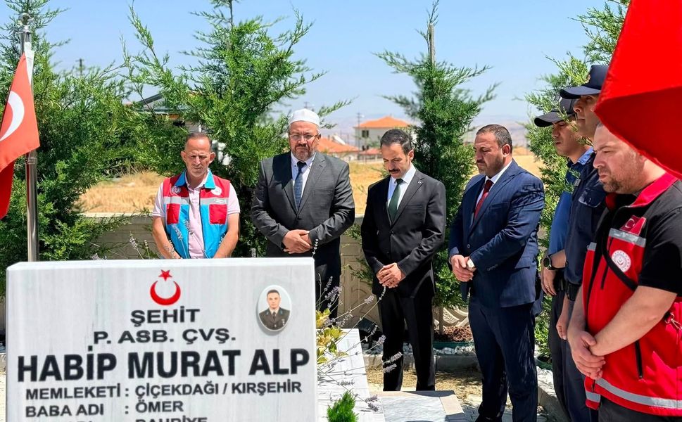 Çiçekdağı’nda Şehit Habip Murat Alp Unutulmadı