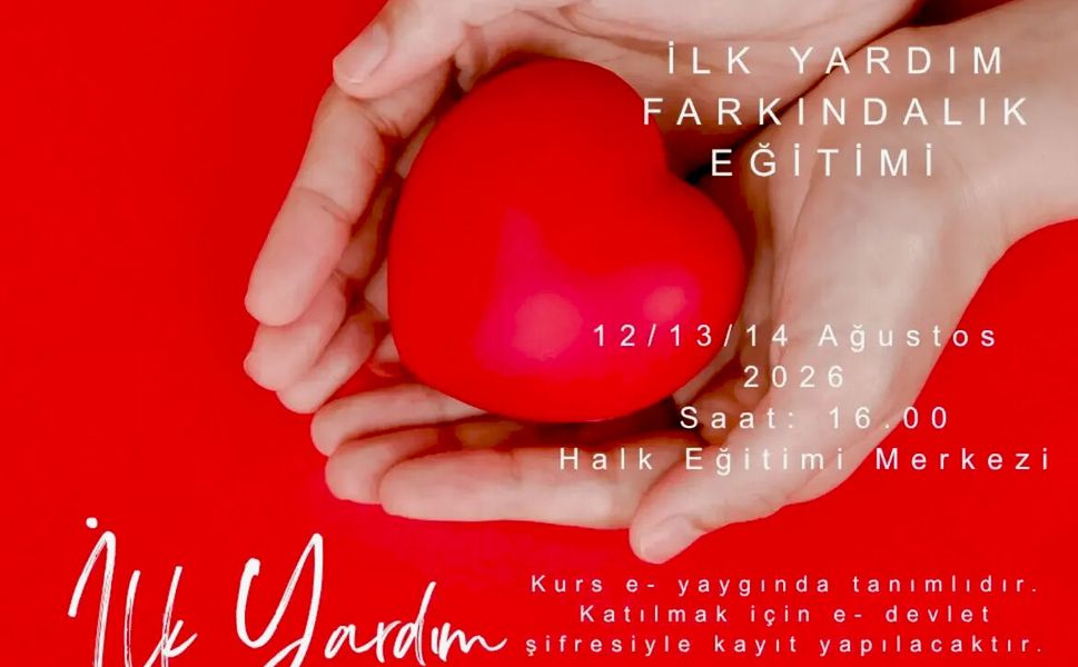 Halk Eğitim Merkezi’nden hayat kurtaracak ilk yardım eğitimi