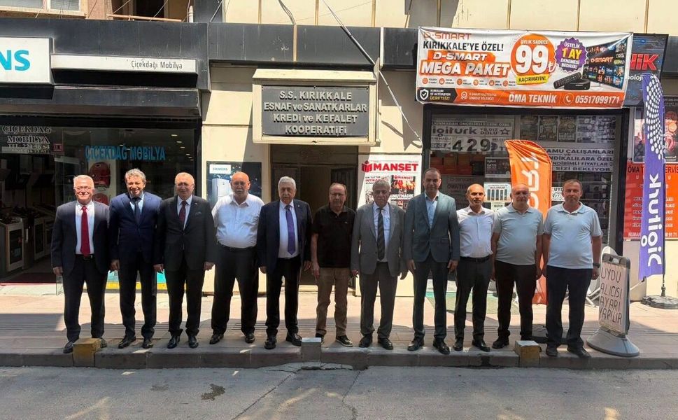 Kırşehirli Başkan Bahamettin Öztürk’ün de Yer Aldığı TESK Heyeti Kırıkkale’de