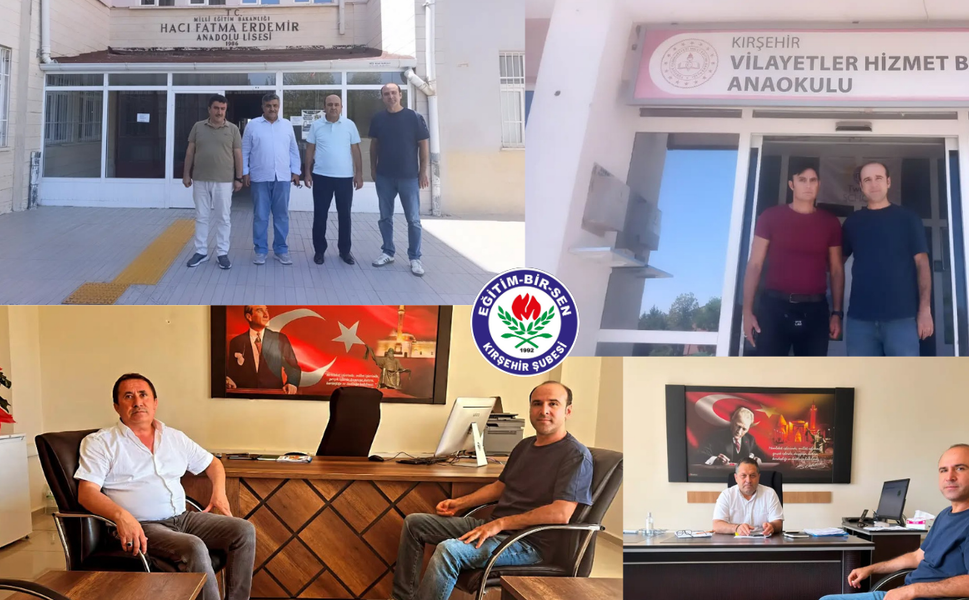 Yavuz’dan Yeni Atanan Yöneticilere Tebrik Turu