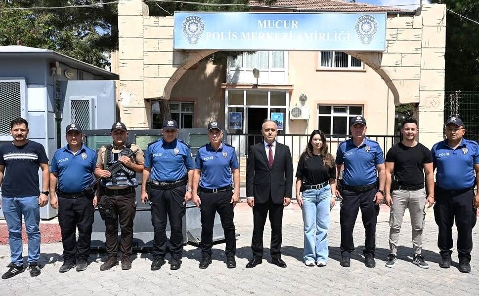 Kırşehir İl Emniyet Müdürü Görücü’den Mucur’da güvenlik denetimi