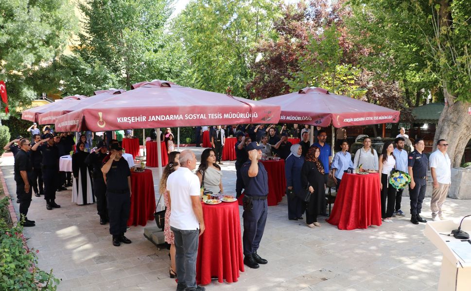 Kırşehir İl Jandarma Komutanlığında rütbe terfi töreni düzenlendi