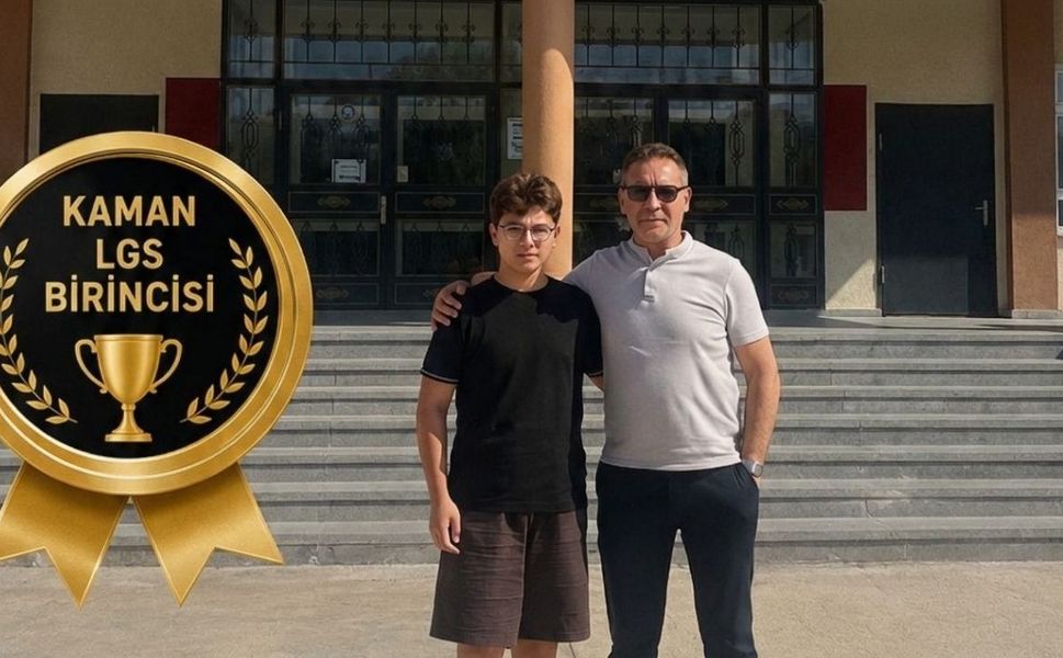 Kırşehir Kaman’ın LGS Gururu Alperen Kaan Güzelküçük Fen Lisesini Kazandı