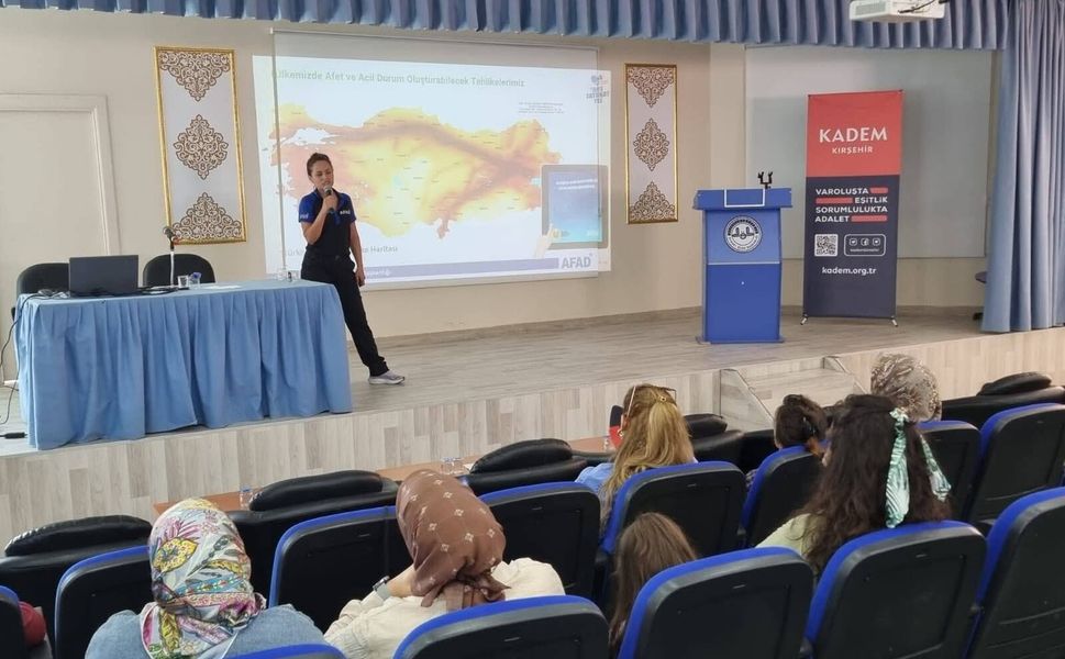 Kırşehir'de Afet Bilinci Eğitimi Düzenlendi!