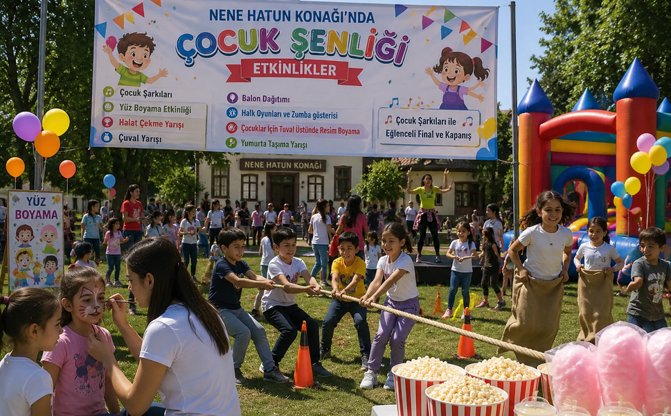 Kırşehir’de çocuklar Nene Hatun Konağı’nda şenlikte buluşacak