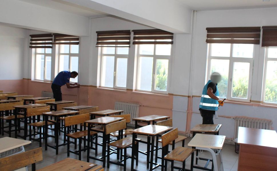 Kırşehir’de kamu hizmeti çalışması okula uzandı!