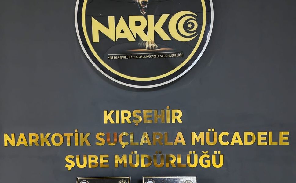 Kırşehir'de şüpheli araçtan yabancı madde çıktı!