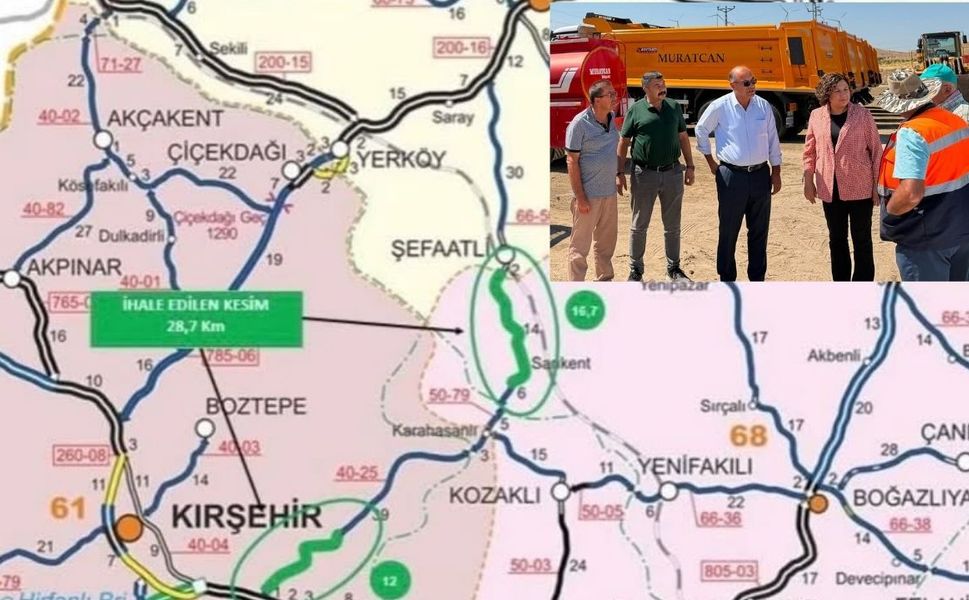 Kırşehir’de yıllardır beklenen yol projesinde yeni aşama!