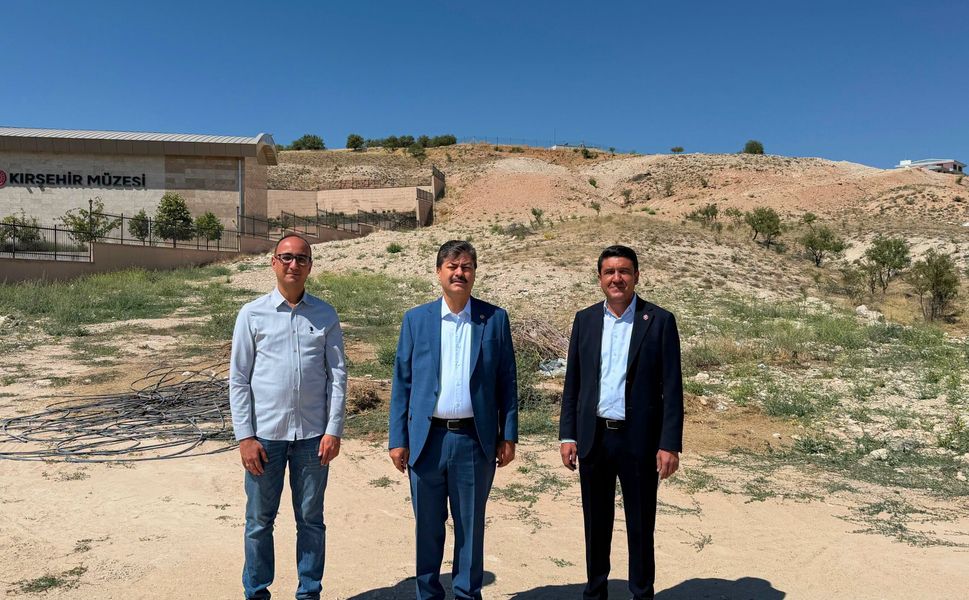 Kırşehir’e yapılacak PEKOM hizmet binası için yerinde inceleme