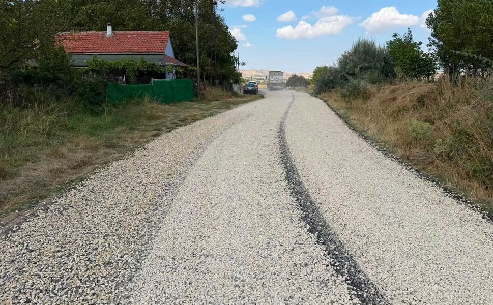 Kırşehir Kaman’da 4,1 kilometrelik yol asfaltlandı
