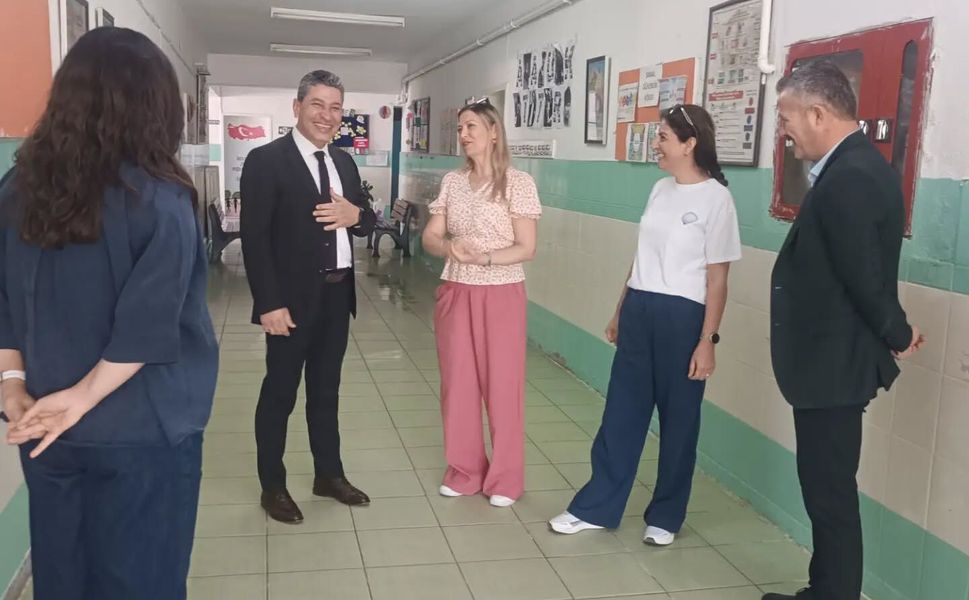 İlçe Milli Eğitim Müdürü Pınar Sahada