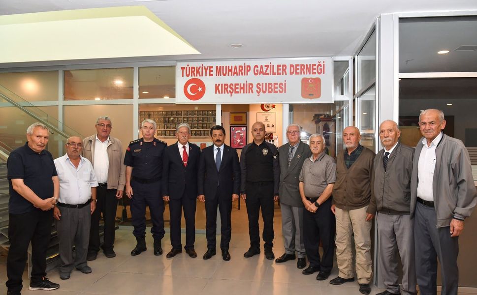 Kırşehir Protokolü Kahraman Gazilerle Bir Araya Geldi