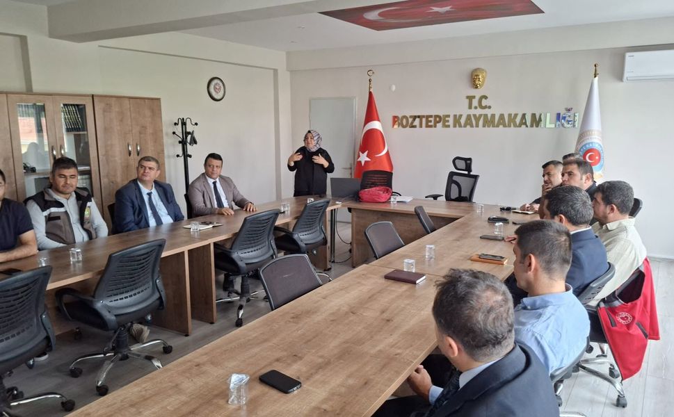 AFAD’dan Boztepe Kaymakamlığı’nda Afet Eğitimi