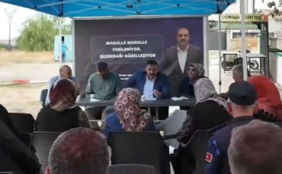 Çiçekdağı’nda vatandaşların talepleri mahallede dinleniyor