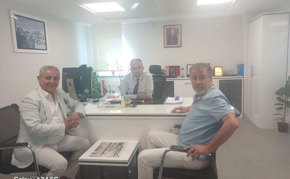 Halkbank Müdürü Yusuf Gök’e Ziyaret