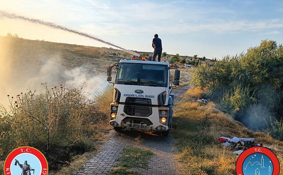 İl Özel İdaresi Yangına Geçit Vermedi