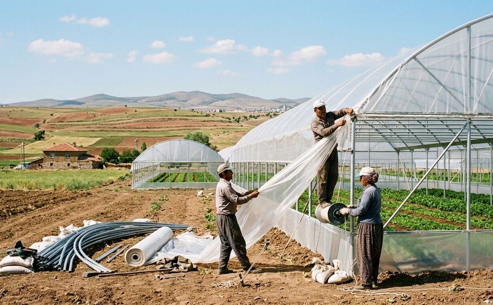 Kırşehir’de üreticilere yüzde 50 hibeli sera desteği