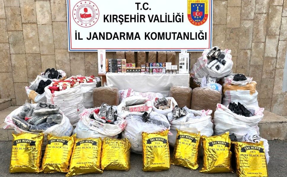 Kırşehir’de 2,8 milyon TL’lik gümrük kaçağı ürün ele geçirildi