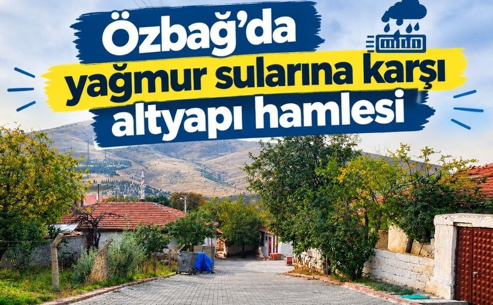 Özbağ’da yollar yenileniyor! 3 sokakta parke çalışması tamamlandı