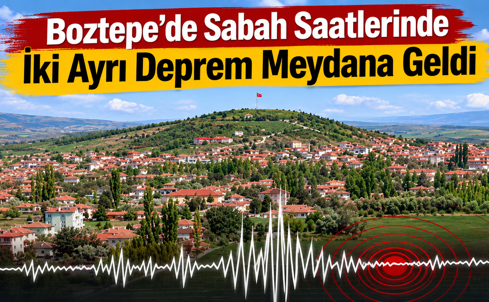 Kırşehir Boztepe’de Peş Peşe Depremler!