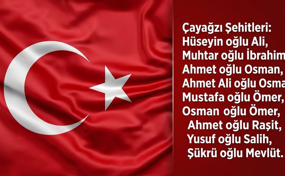 Tarihe adlarını kanlarıyla yazdırdılar: İşte Çayağzı nüfusuna kayıtlı 9 aziz şehidimiz