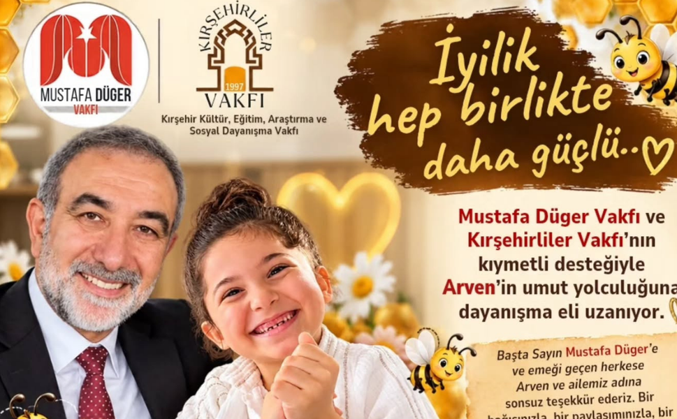 Mustafa Düger'den Arven'e Anlamlı Destek!