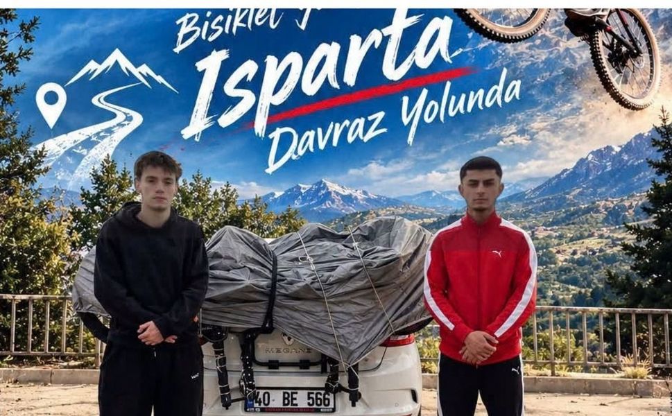 Kırşehir Ülkü Ocakları’nın bisiklet takımı Isparta yolunda