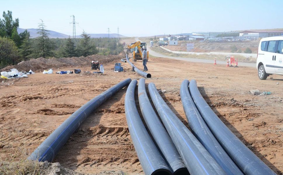 Kırşehir’de yeni hastanenin altyapı çalışmaları sürüyor